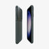 ACS05639 - Galaxy S23 Ultra Case Optik Armor in black showing the back with lens protector slot open